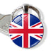 Wholesale Alloy Glass Patch National Flag Keychain JDC-KC-Hengx001 Keychains 横湘 PSXL001146-35 UK Wholesale Jewelry JoyasDeChina Joyas De China