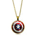 Wholesale Alloy Glass Piece Shield Time Gemstone Necklace JDC-NE-Hengx004 Necklaces 横湘 Wholesale Jewelry JoyasDeChina Joyas De China
