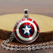 Wholesale Alloy Glass Piece Shield Time Gemstone Necklace JDC-NE-Hengx004 Necklaces 横湘 Wholesale Jewelry JoyasDeChina Joyas De China