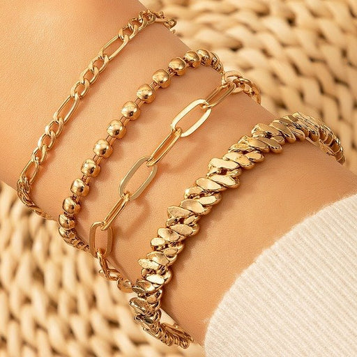 Wholesale alloy gold chain bracelet JDC-BT-C154 Bracelet 咏歌 Wholesale Jewelry JoyasDeChina Joyas De China