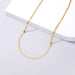 Wholesale Alloy gold chain snake chain necklace JDC-NE-NM056 NECKLACE 诺铭 Wholesale Jewelry JoyasDeChina Joyas De China