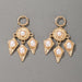 Wholesale Alloy Gold Court Style Pearl Exaggerated Hong Kong Style Earrings JDC-ES-C133 earrings JoyasDeChina 18283 Wholesale Jewelry JoyasDeChina Joyas De China