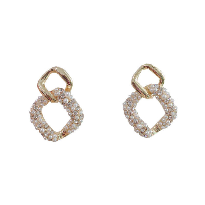 Wholesale alloy gold earrings JDC-ES-BY-122 Earrings 宝钰 Wholesale Jewelry JoyasDeChina Joyas De China