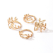 Bulk Jewelry Wholesale Alloy Gold Leaf Geometric Rings JDC-RS-C152 Wholesale factory from China YIWU China
