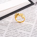 Wholesale alloy gold rings JDC-RS-WN-009 Rings 薇妮 11 Adjustable opening Wholesale Jewelry JoyasDeChina Joyas De China