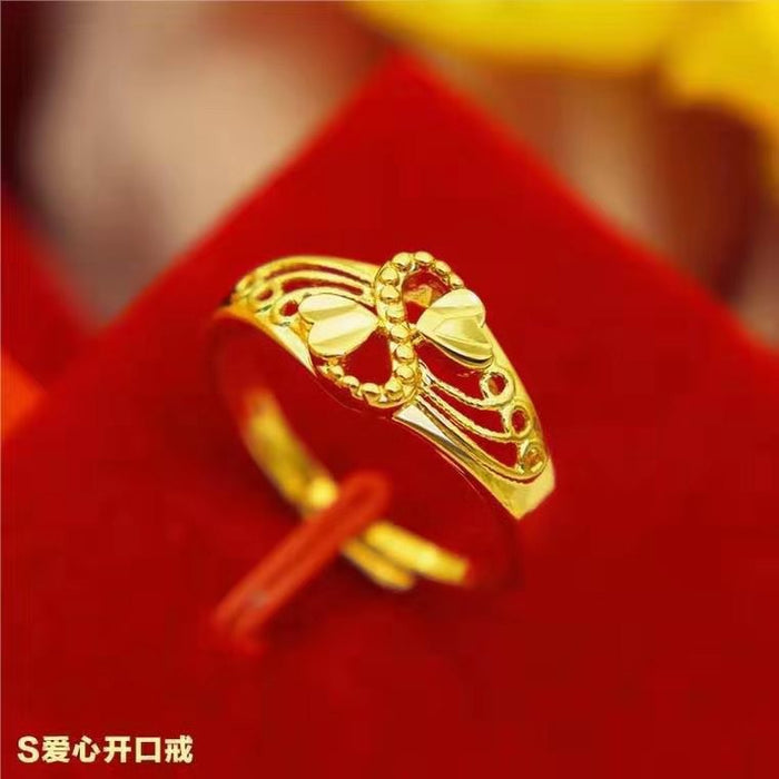 Wholesale alloy gold rings JDC-RS-WN-009 Rings 薇妮 13 Adjustable opening Wholesale Jewelry JoyasDeChina Joyas De China