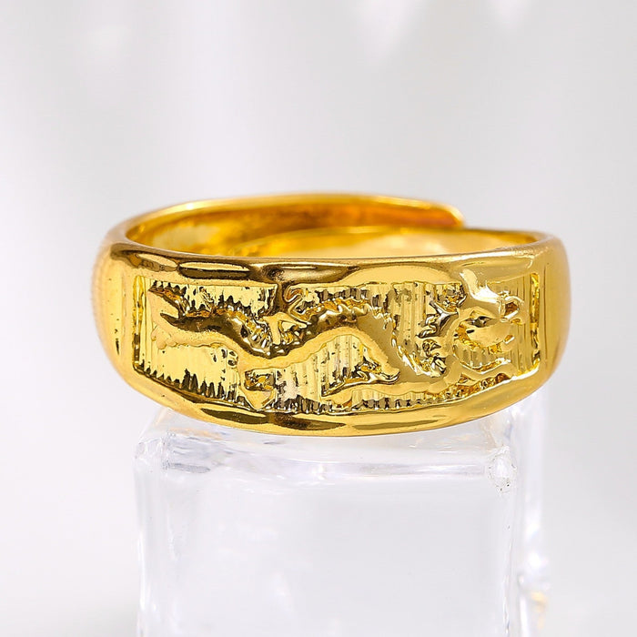 Wholesale alloy gold rings JDC-RS-WN-009 Rings 薇妮 14 Adjustable opening Wholesale Jewelry JoyasDeChina Joyas De China