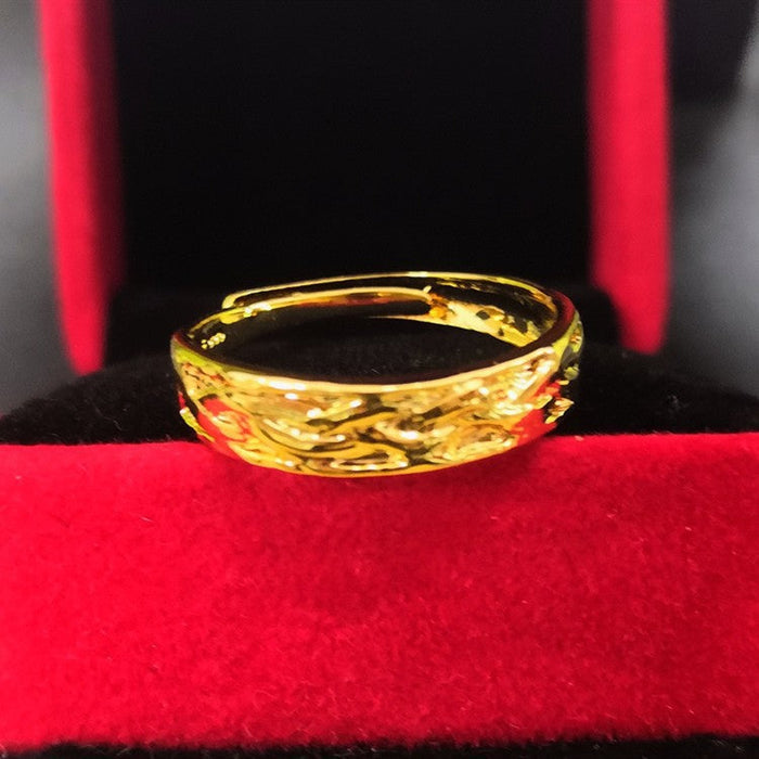 Wholesale alloy gold rings JDC-RS-WN-009 Rings 薇妮 4 Adjustable opening Wholesale Jewelry JoyasDeChina Joyas De China