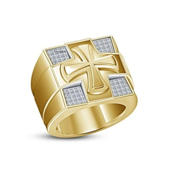 Wholesale alloy gold rings JDC-RS-WN010 Rings 薇妮 Wholesale Jewelry JoyasDeChina Joyas De China