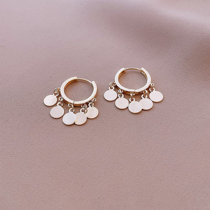 Wholesale alloy Gold Square Earrings JDC-ES-BY035 Earrings 宝钰 4 Wholesale Jewelry JoyasDeChina Joyas De China