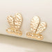 Wholesale alloy golden bee animal earrings JDC-ES-C422 Earrings 咏歌 Wholesale Jewelry JoyasDeChina Joyas De China