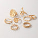 Wholesale alloy golden mushroom ring JDC-RS-C336 Rings 咏歌 Wholesale Jewelry JoyasDeChina Joyas De China