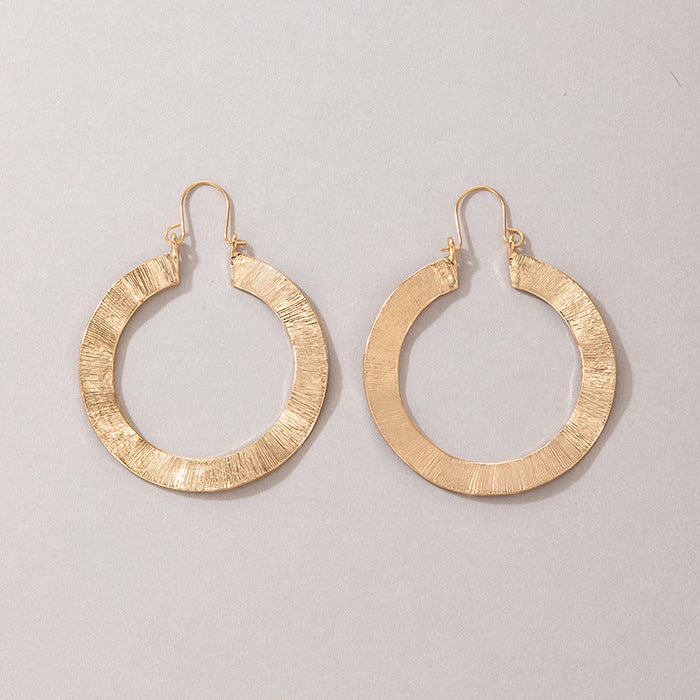 Wholesale alloy golden ring earrings JDC-ES-C442 Earrings 咏歌 20326 Wholesale Jewelry JoyasDeChina Joyas De China