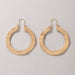 Wholesale alloy golden ring earrings JDC-ES-C442 Earrings 咏歌 Wholesale Jewelry JoyasDeChina Joyas De China