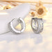 Wholesale alloy great wall pattern circle earrings JDC-ES-QLX056 Earrings 巧兰轩 Wholesale Jewelry JoyasDeChina Joyas De China