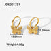 Wholesale alloy hanging butterfly stainless steel earrings JDC-ES-JD324 Earrings 杰鼎 JDE201751 Wholesale Jewelry JoyasDeChina Joyas De China