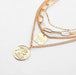 Wholesale alloy head coin double Pendant JDC-NE-SF091 necklaces 少峰 Wholesale Jewelry JoyasDeChina Joyas De China