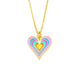 Wholesale alloy heart necklace JDC-NE-AS387 NECKLACE 翱昇 color Wholesale Jewelry JoyasDeChina Joyas De China