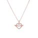 Wholesale Alloy Heart Pendant Necklace JDC-NE-XingL012 Necklaces 星銮 NC01 Wholesale Jewelry JoyasDeChina Joyas De China