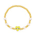 Wholesale Alloy Heart Shaped Demon Eye Bracelet JDC-BT-AS107 Bracelet 翱昇 yellow Wholesale Jewelry JoyasDeChina Joyas De China