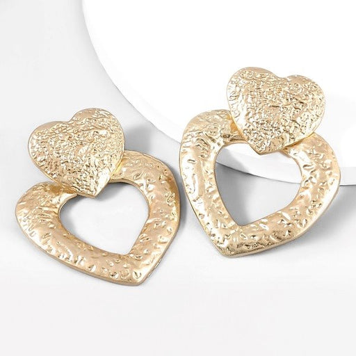 Wholesale alloy heart-shaped earrings JDC-ES-JL703 Earrings ?鹄? Wholesale Jewelry JoyasDeChina Joyas De China