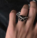 Wholesale alloy heart-shaped rings JDC-RS-F591 Rings 韩之尚 5519001 Wholesale Jewelry JoyasDeChina Joyas De China