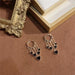 Wholesale alloy heart tassel earrings JDC-ES-BY167 Earrings 宝钰 Wholesale Jewelry JoyasDeChina Joyas De China