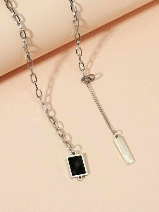 Wholesale alloy hip hop necklace JDC-NE-MiMeng002 NECKLACE 米萌 Wholesale Jewelry JoyasDeChina Joyas De China