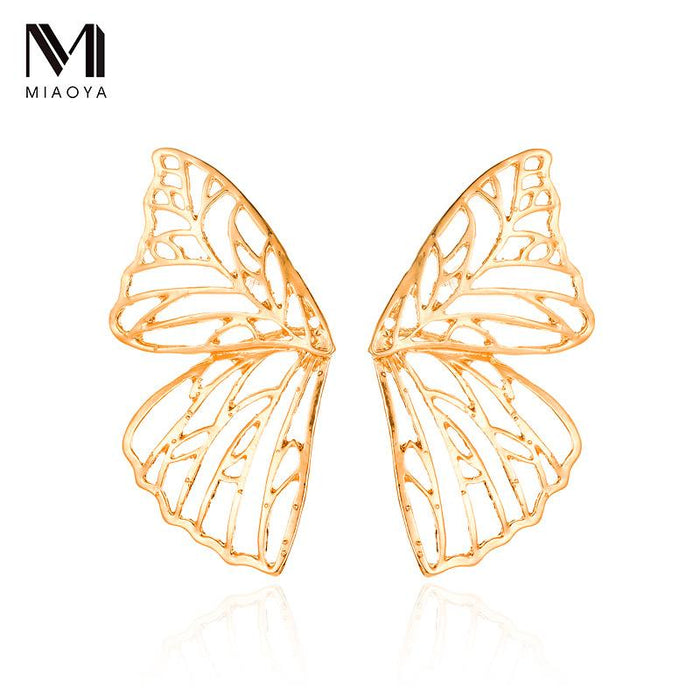 Bulk Jewelry Wholesale alloy hollow butterfly earrings JDC-ES-A053 Wholesale factory from China YIWU China