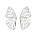 Bulk Jewelry Wholesale alloy hollow butterfly earrings JDC-ES-A053 Wholesale factory from China YIWU China