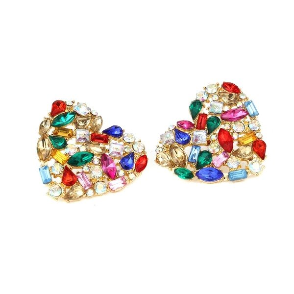 Wholesale alloy hollow diamond earrings JDC-ES-MY209 Earrings 曼茵 Wholesale Jewelry JoyasDeChina Joyas De China