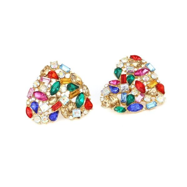 Wholesale alloy hollow diamond earrings JDC-ES-MY209 Earrings 曼茵 Wholesale Jewelry JoyasDeChina Joyas De China