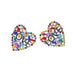 Wholesale alloy hollow heart color diamond earrings JDC-ES-MY180 Earrings 曼茵 Wholesale Jewelry JoyasDeChina Joyas De China