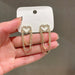 Wholesale alloy hollow heart earrings JDC-ES-XuF049 Earrings 旭帆 Wholesale Jewelry JoyasDeChina Joyas De China