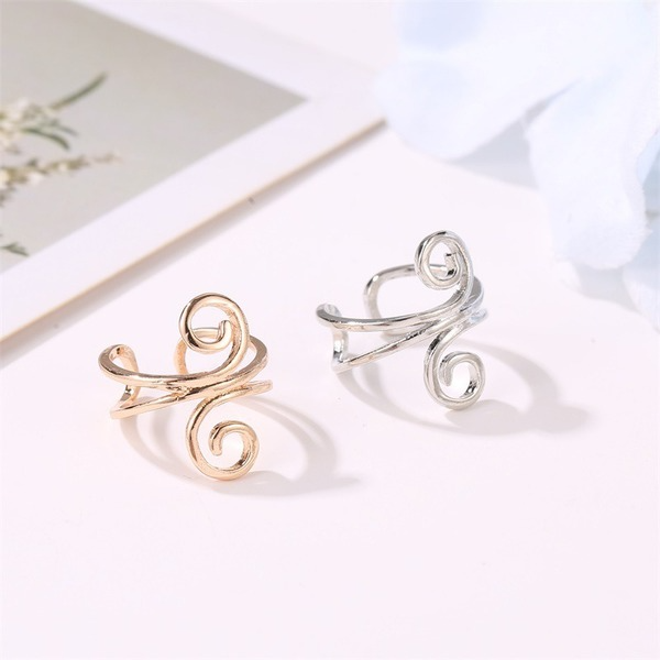 Bulk Jewelry Wholesale alloy hollow helical earrings JDC-ES-MH011 Wholesale factory from China YIWU China