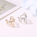 Bulk Jewelry Wholesale alloy hollow helical earrings JDC-ES-MH011 Wholesale factory from China YIWU China