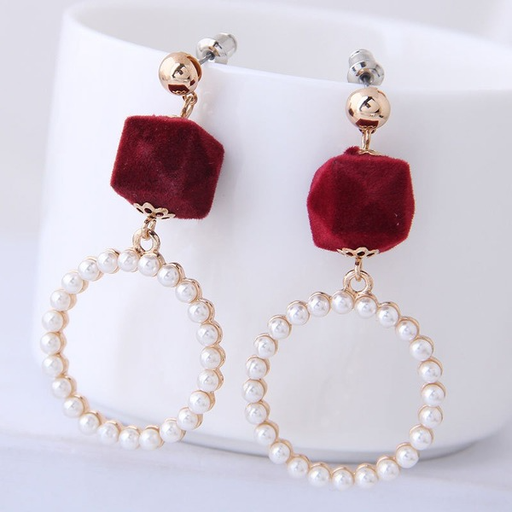 Bulk Jewelry Wholesale alloy hollow love-shaped earrings JDC-ES-wy040 Wholesale factory from China YIWU China