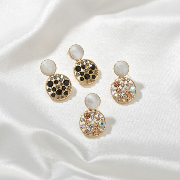 Bulk Jewelry Wholesale alloy hollow round Earrings JDC-ES-bq081 Wholesale factory from China YIWU China