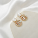 Bulk Jewelry Wholesale alloy hollow round Earrings JDC-ES-bq081 Wholesale factory from China YIWU China