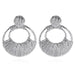 Wholesale alloy hollow round earrings JDC-ES-JQ218 Earrings 佳琪 Wholesale Jewelry JoyasDeChina Joyas De China