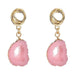 Wholesale Alloy hollow shaped earrings metal JDC-ES-NM017 Earrings 诺铭 Wholesale Jewelry JoyasDeChina Joyas De China