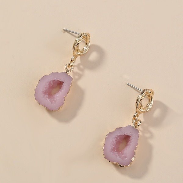 Wholesale Alloy hollow shaped earrings metal JDC-ES-NM017 Earrings 诺铭 Wholesale Jewelry JoyasDeChina Joyas De China