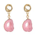 Wholesale Alloy hollow shaped earrings metal JDC-ES-NM017 Earrings 诺铭 Alloy Wholesale Jewelry JoyasDeChina Joyas De China
