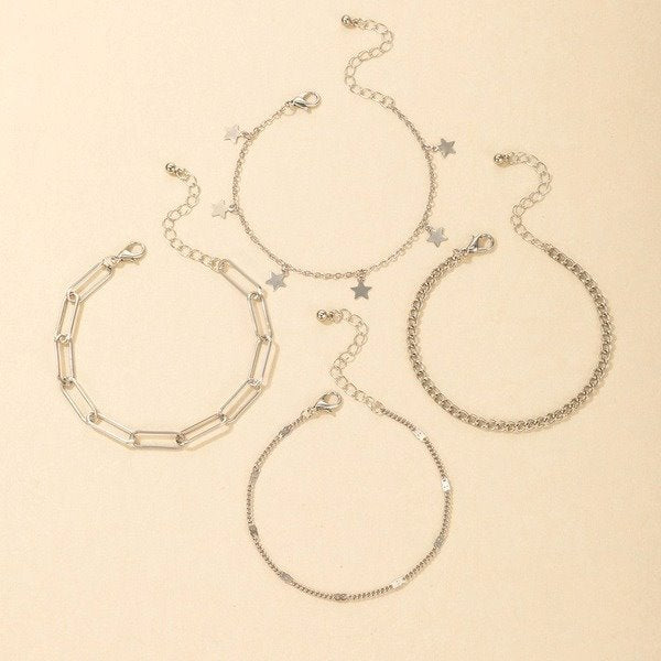 Wholesale alloy hollow stitching chain twist chain JDC-BT-C142 Bracelet 咏歌 Wholesale Jewelry JoyasDeChina Joyas De China