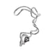 Wholesale alloy hollow water droplet earrings JDC-ES-A095 Earrings 妙雅 white K Wholesale Jewelry JoyasDeChina Joyas De China