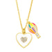 Wholesale alloy hot air balloon love necklace JDC-NE-AS396 NECKLACE 翱昇 color Wholesale Jewelry JoyasDeChina Joyas De China