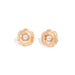 Wholesale Alloy Imitation Pearl Copper Flower Earrings JDC-ES-DN037 Earrings 道妮 Wholesale Jewelry JoyasDeChina Joyas De China
