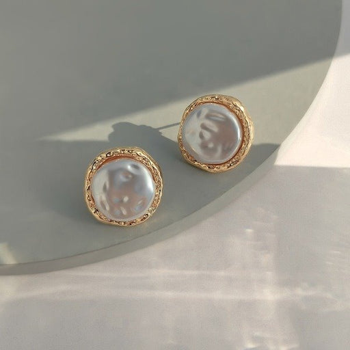 Wholesale alloy imitation pearl copper stud earrings JDC-ES-DN033 Earrings 道妮 Wholesale Jewelry JoyasDeChina Joyas De China