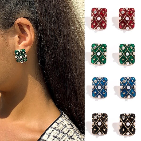 Wholesale Alloy Imitation Pearl Earrings JDC-ES-DN026 Earrings 道妮 Wholesale Jewelry JoyasDeChina Joyas De China