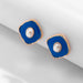 Wholesale Alloy Imitation Pearl Earrings JDC-ES-DN026 Earrings 道妮 blue 2488 Wholesale Jewelry JoyasDeChina Joyas De China